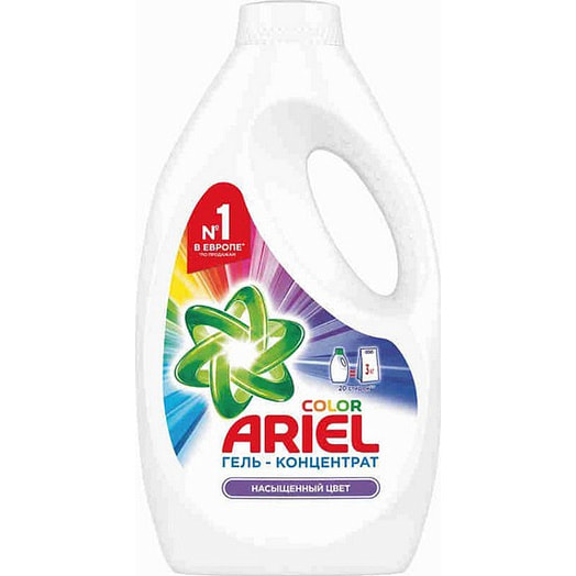 Синтетическое моющее средство Ariel Насыщенный цвет 1.3л жидкое Франция