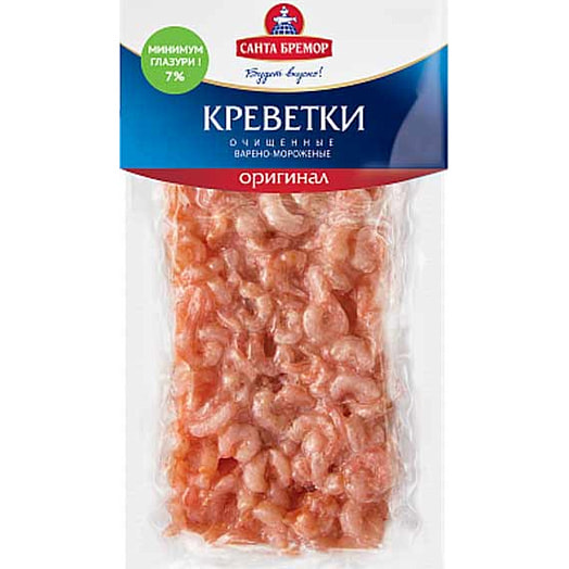 Мясо Креветки 250г варено-заморож.оригинал Беларусь