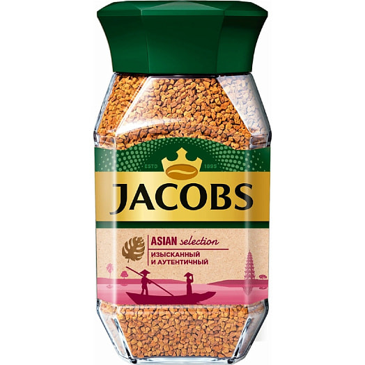 Кофе Jacobs Asian Selection 90г ст/б раствор/сублимир. Якобс ДАУ Эгбертс Россия Jacobs