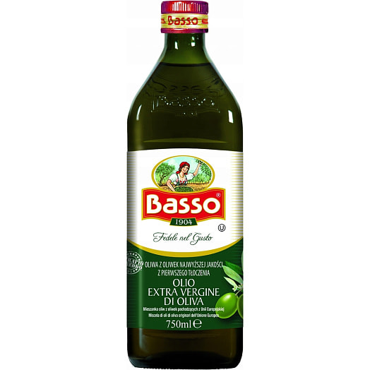 Масло оливковое Basso 750мл нераф.высшего качества BASSO Италия