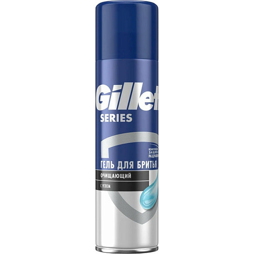 Гель для бритья 200мл очищающий с углем Соединенное Королевс Gillette SERIES