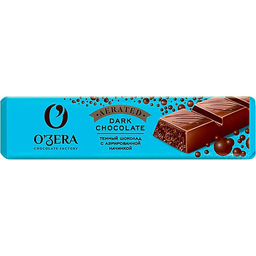 Шоколад OZera 32г темный с аэрированной начинкой Россия OZera
