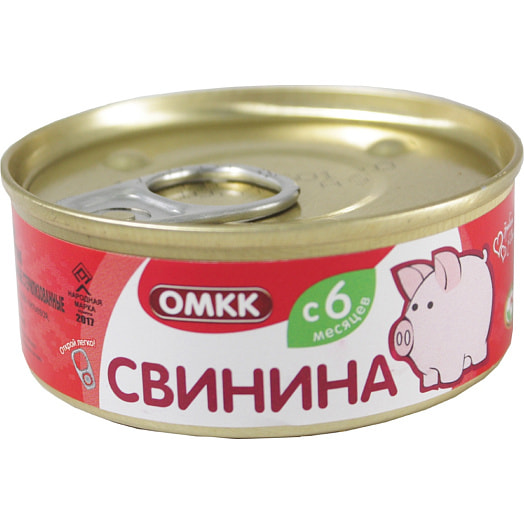 Консервы мясные Свинина 100г для дет/пит Беларусь