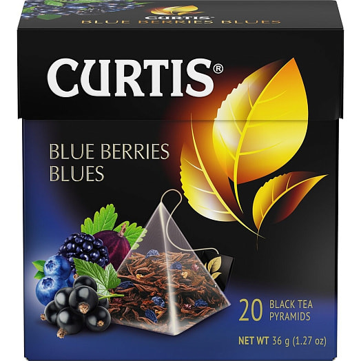 Чай Curtis Blue Berries Blues 36г (20пак*1,8гр) КОМПАНИЯ МАЙ Россия