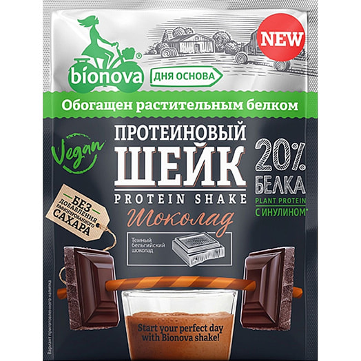 Протеиновый шейк с шоколадом 25г ООО НоваПродукт АГ Россия Бионова
