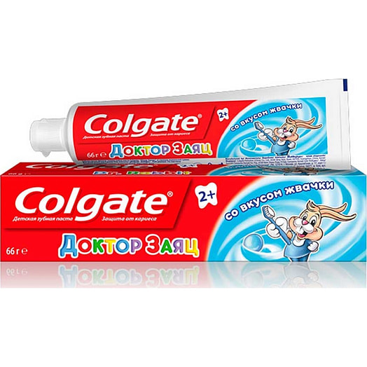 Паста зубная Colgate 50мл Доктор Заяц со вкусом Жевательной резинки Colgate-Palmolive Китай Colgate