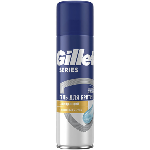 Гель для бритья 200мл с миндальным маслом Соединенное Королевс Gillette SERIES