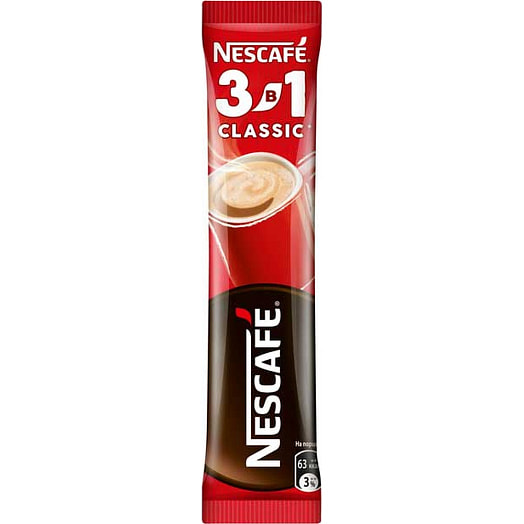 Напиток кофейный Nescafe 3в1 Классический 14.5г раствор Россия Nestle