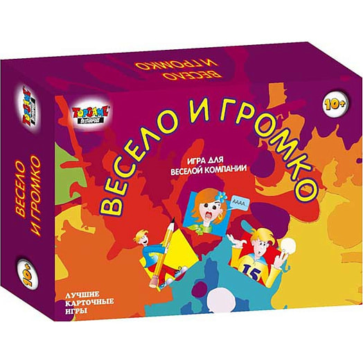 Игра Весело и громко карточная, для детей ООО Белфарпост Беларусь TopGame