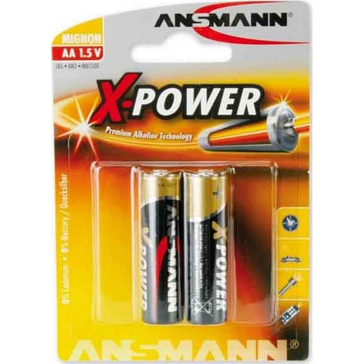 Батарейка Ansmann Alkaline Xpower 1.5V AA-bl2 50г ANSMANN AG Германия
