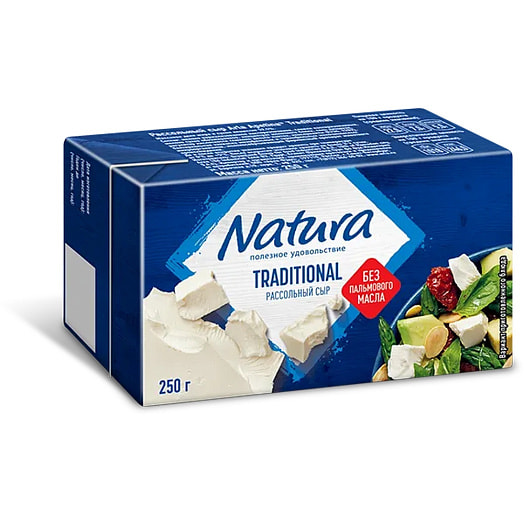 Сыр рассольный Natura TRADITIONAL 52.5% 250г Натура Про ООО Египет Natura