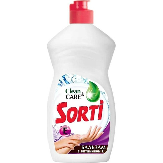 Жидкое моющее средство Sorti 450мл Бальзам с витамином Е Россия