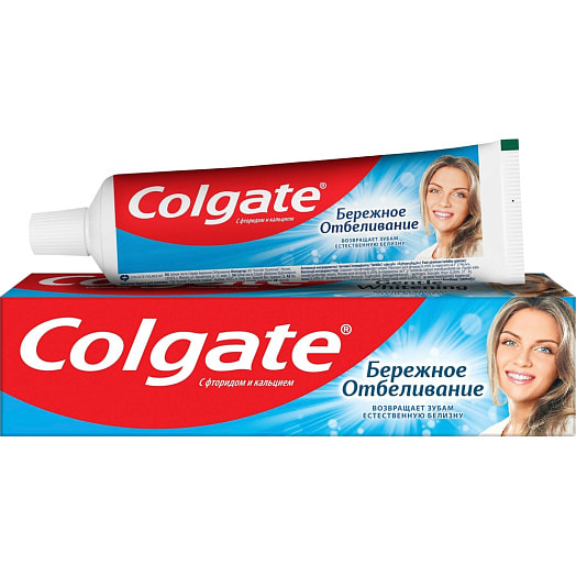 Зубная паста Colgate 100мл Бережное отбеливание Colgate-Palmolive Китай