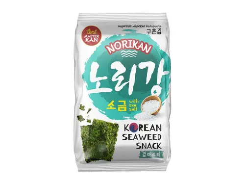 Морские водоросли NoriKan-SeaSalt Snack 4г Корея