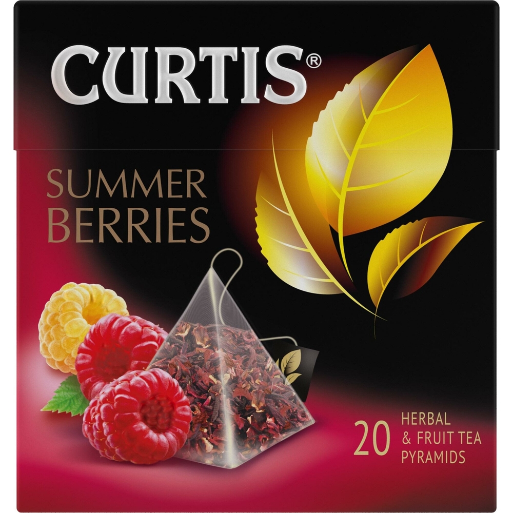 Чайный напиток CURTIS Summer berries 40.8г каркаде (пирамидки) КОМПАНИЯ ...