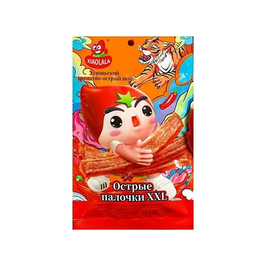 Снеки пшеничные со вкусом Хунаньский ароматно-острый вкус (палочки XXL) 105г ООО Владпродторг Россия