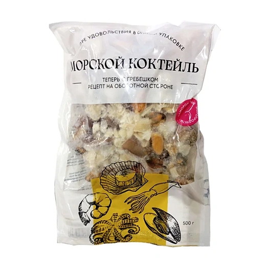 Морской коктейль с гребешком 500г Китай