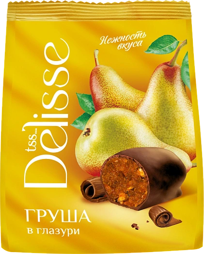 Конфеты Delisse Груша в глазури 200г Россия