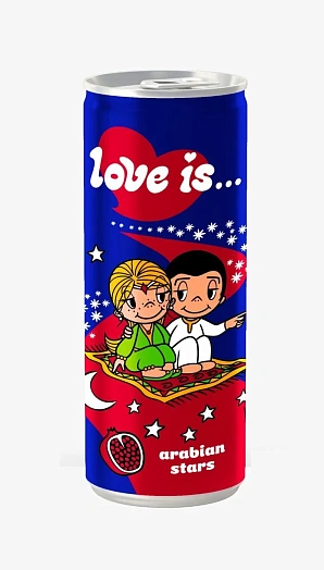 Напиток б/алк газ Love Is Arabian Stars 250мл ж/б гранат Россия