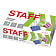 Зажимы для бумаг Staff (12шт, 25мм, цветные, на 100листов) арт.225157 Китай