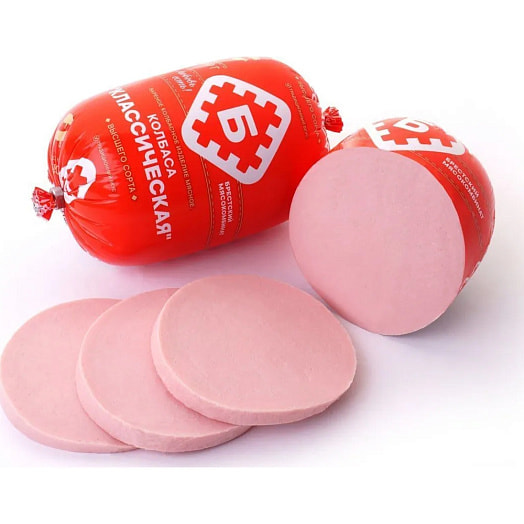 Колбаса Классическая вареная в/с 650г ОАО Брестский МК Беларусь