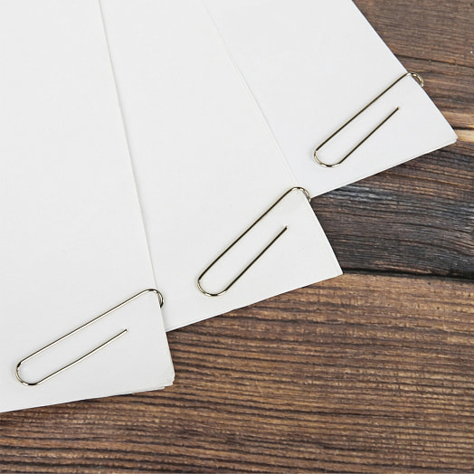 Скрепки большие Brauberg никелированные 50мм 50шт арт.271314 Китай