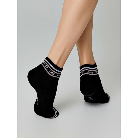 Носки женские CONTE ELEGANT ACTIVE, р.23, 572 черный 150г арт.16С-92СП СООО КонтеСПА Беларусь CONTE ELEGANT