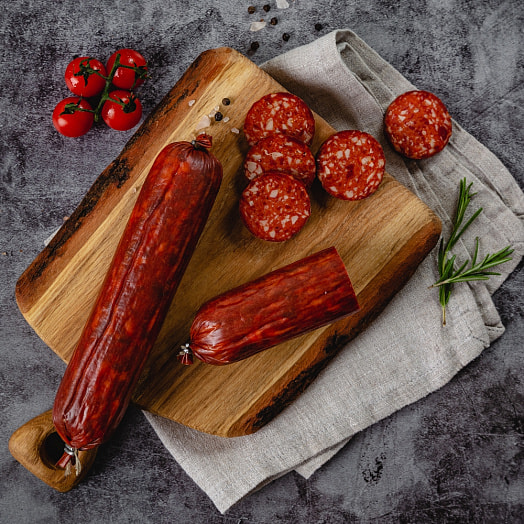 Продукт растительный Колбаса Чоризо 200г флоу-пак полукопченая ООО Гринбро Россия Dr. Grun