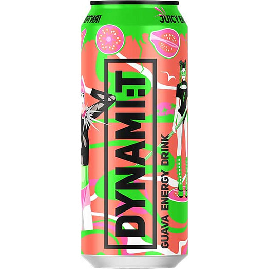 Энергетический напиток Dynamit Guava energy drink 450мл ж/б Лидское Беларусь Лидское пиво