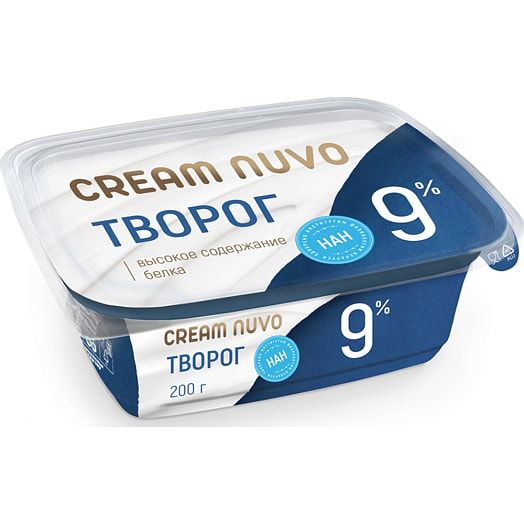 Творог Cream Nuvo 9% 200г пл/стак. Беларусь
