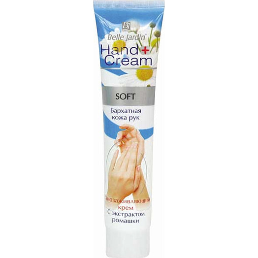 Крем для рук и ногтей soft 130мл с экстрактом ромашки Belle Jardin Cosmetics Польша