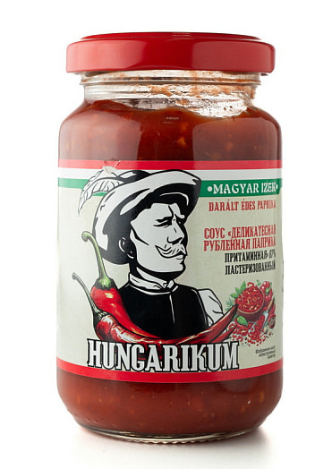 Соус Hungarikum Деликатесная рубленная паприка притаминная 200г ст/б ООО Мадьяр Изек КФТ Беларусь Hungarikum