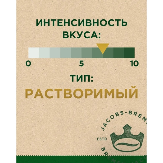 Кофе Jacobs Brazilian Selection 95г ст/б раствор/сублимир Якобс ДАУ Эгбертс Россия Jacobs