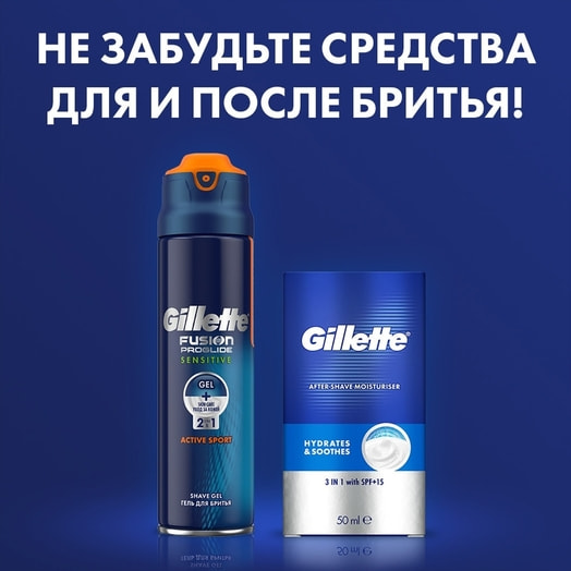 Сменные кассеты Fusion ProGlide для бритья 2шт Procter & Gamble Вьетнам