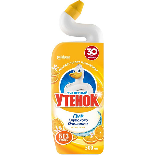 Средство Туалетный Утенок 5в1 Цитрус 500мл ScJohnson Россия