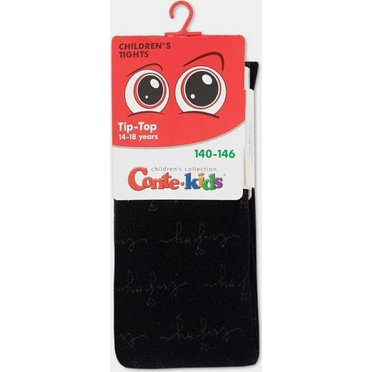 Колготки детские CONTE-KIDS TIP-TOP р.140-146 (22), 630 черный арт.4С-06 СП СООО КонтеСПА Беларусь CONTE