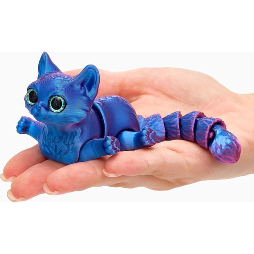3Д-Печатная игрушка Котик 15*4*6см (микс) арт.10896726 Китай