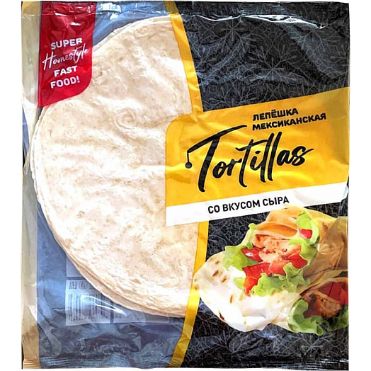 Лепешка мексиканская Tortillas со вкусом сыра 276г ООО Ризык Россия