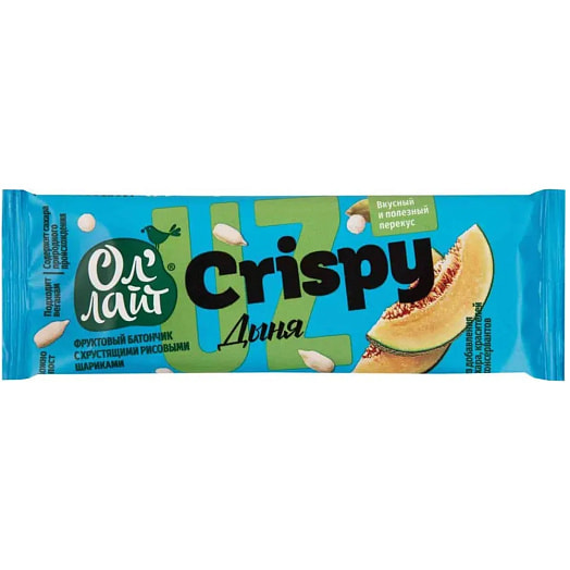 Батончик Оллайт с дыней и рисовыми шариками 30г НоваПродукт АГ ООО Россия