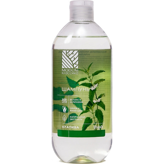 Шампунь Modum Классика Крапива 550мл СООО ПКФ Модум – наша косметика Беларусь MODUM
