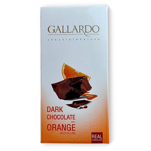 Горький шоколад Галлардо 80г со вкусом апельсина Parand Chocolate Co. Иран Farmand