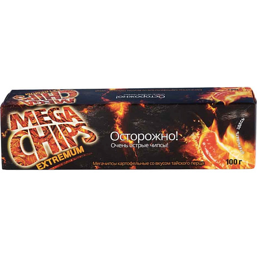 Мегачипсы EXTREMUM 100г картофельные со вкусом тайского перца ООО Белпродукт Беларусь
