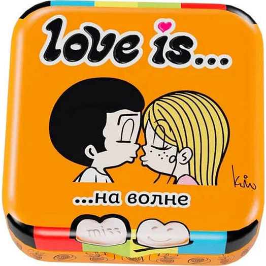 Освежающие конфеты Love is.... Морская соль, маракуйя (сердце) 20г Китай