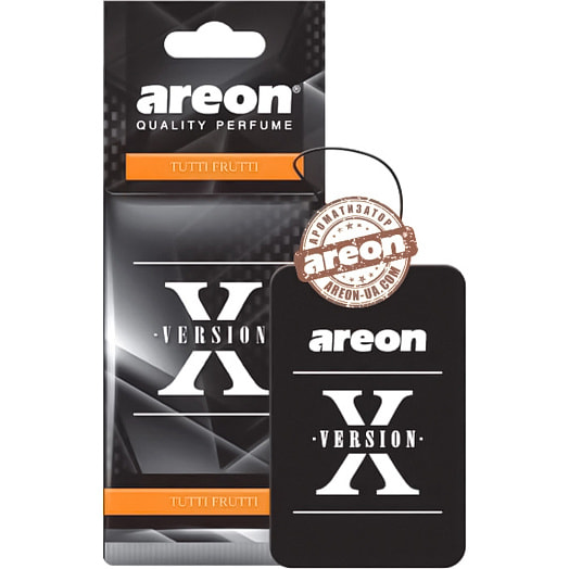 Ароматизатор воздуха Areon X VERSION Tutti Frutti арт.ARE-AXV07 BALEV CORPORATION EOOD Болгария AREON
