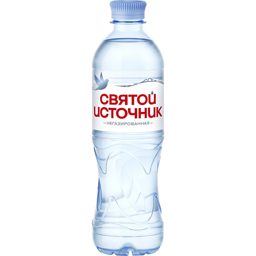 Вода природная питьевая Святой источник 500мл негазированная Россия
