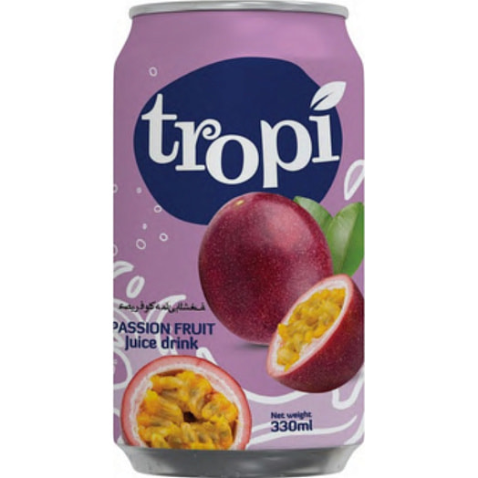 Напиток с натур соком Тропи маракуйя 330мл ж/б Вьетнам