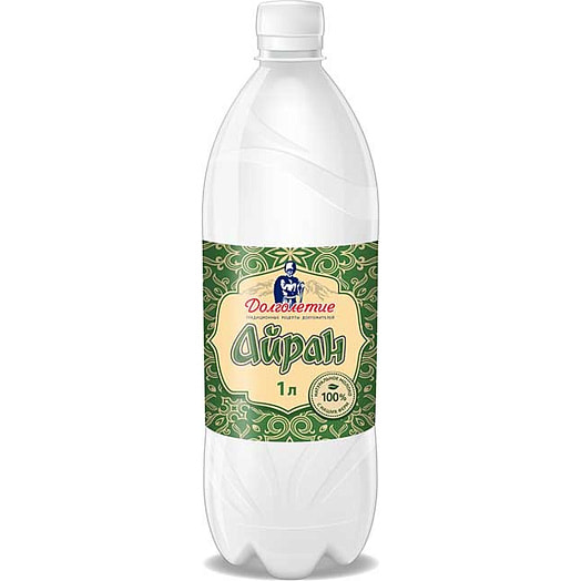 Напиток кисломолочный Айран 0.1% 1л ПЭТ Долголетие Россия