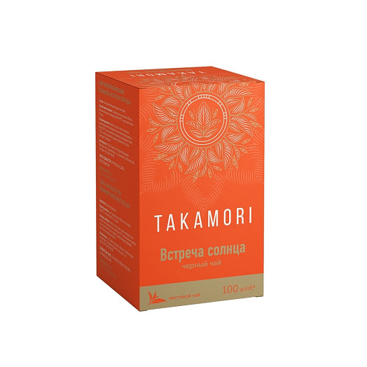Чай черный байховый Встреча солнца 100г ООО Калина Беларусь TAKAMORI