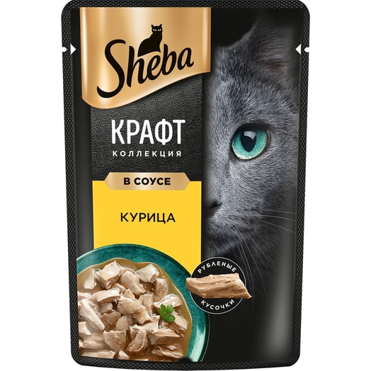 Корм для кошек Craft collection cочные слайсы курица в соусе Марс Россия SHEBA