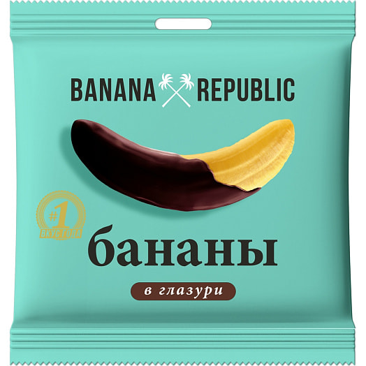 Банан сушеный в глазури Banana Republic 90г ООО Собрание Россия